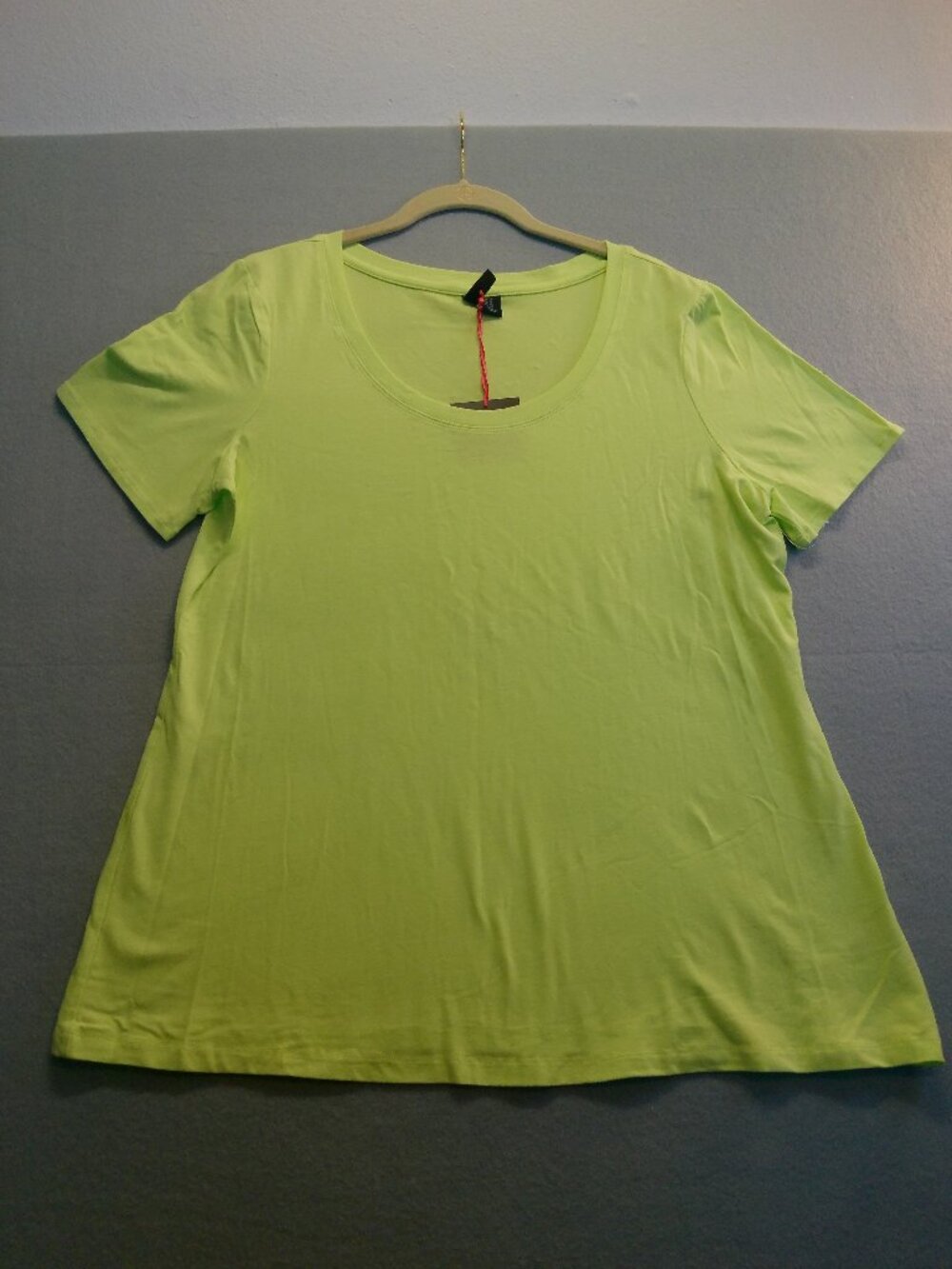 Tee Crew Neck Lime Green Cynthia Rowley Size XL